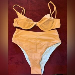 Sun Bleached Apricot Bikini Set